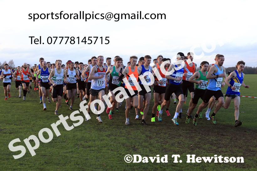 Senior Mens 2026 Northern Cross Country Champs., Pontefract Racecourse, Pontefract. Photo: David T. Hewitson/Sports for All Pics